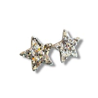Image 1 of GLITTER  -  Boucles Mini Stars - 8 Coloris 