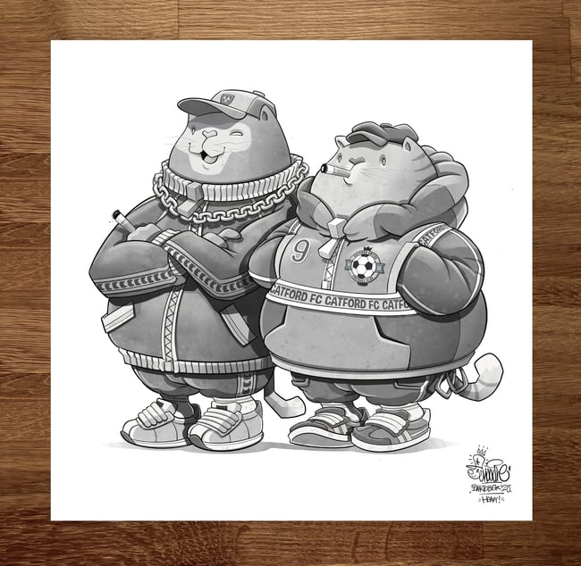 heavy - Inktober 25 Print