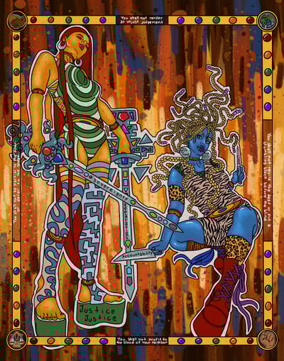 Image of Earth Love and Justice Individual Art Prints