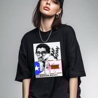 Image 1 of Limited Edition Bad Bunny Super Bowl PR Flag Tee