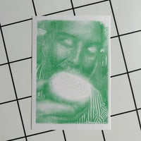 Image 1 of Tarte VERT -  Carte Postale - RISO PRINT