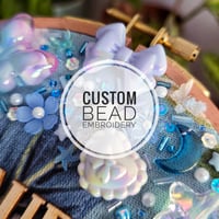 Custom Hoop - bead embroidery