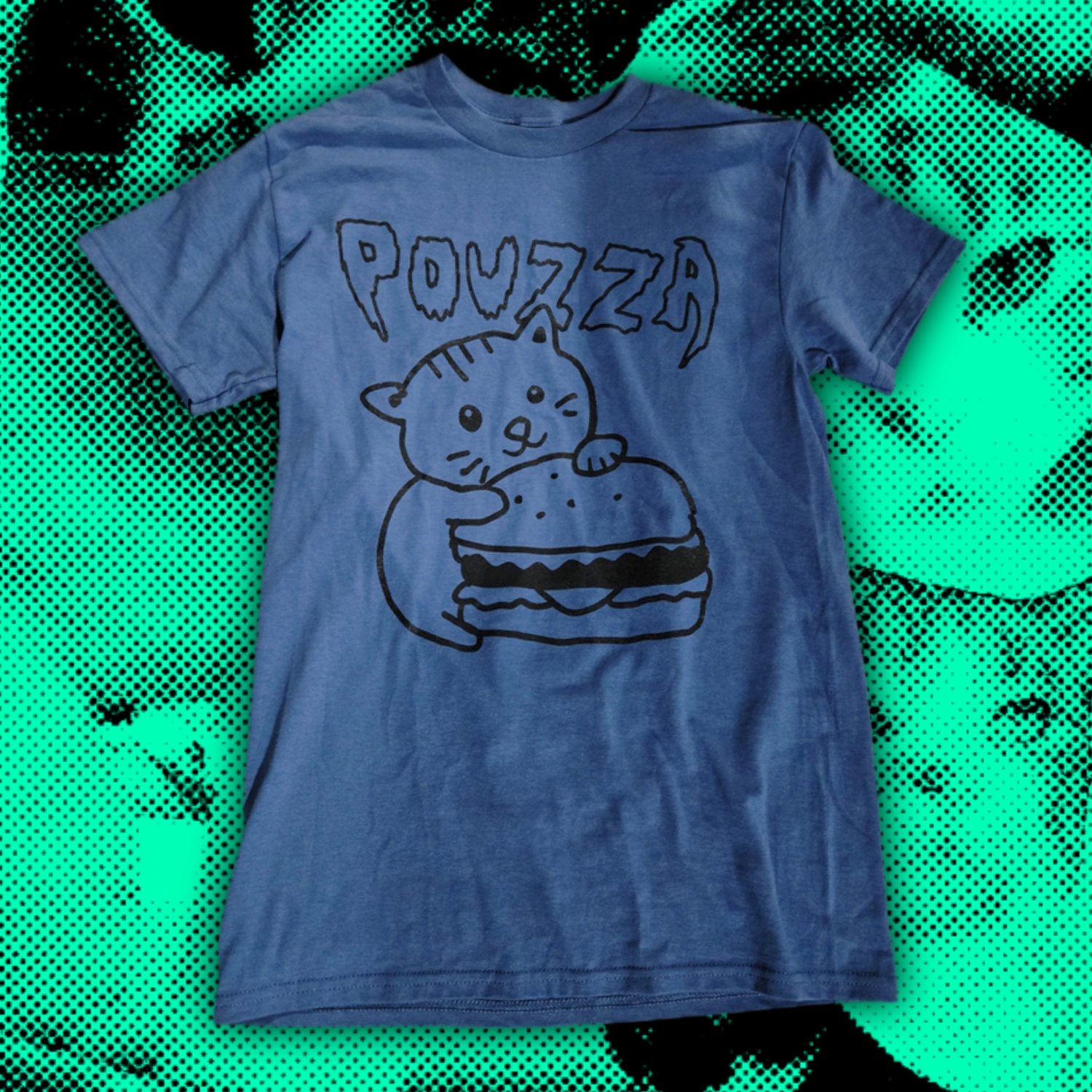 Image of T-shirt / Camisole Pouzza - Chat Burger