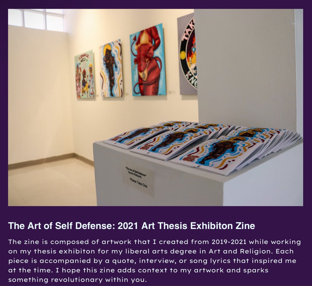 Image of Art of Self Defense Zine