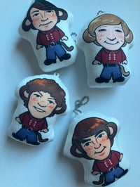 Image 1 of Plush Monkee Keychains