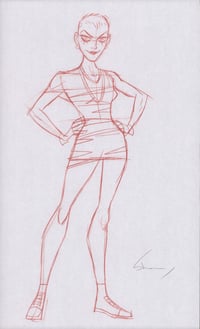 Image 4 of Harley Quinn Animation Production Art: Set 5