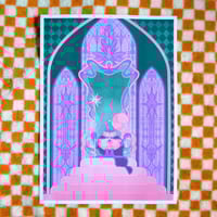 Image 1 of The King - Riso A3