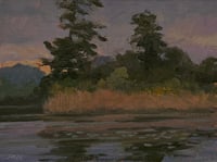 Last Light Belle Isle 2025 Original Oil painting