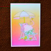 Image 2 of  Sunscreen/Zen Garden/Beauty Mask/Spritz - Riso postcard