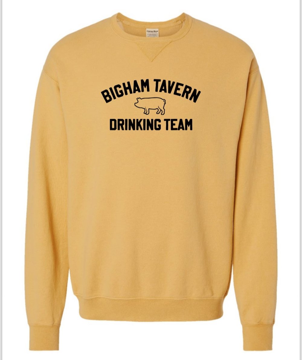 Image of Gold Drinking Team Crewneck