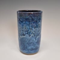 Image 1 of 16oz. Tall Tumbler, Bluebird Skies Cobalt Blue