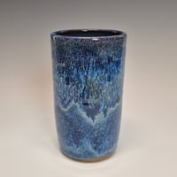 Image 3 of 16oz. Tall Tumbler, Bluebird Skies Cobalt Blue