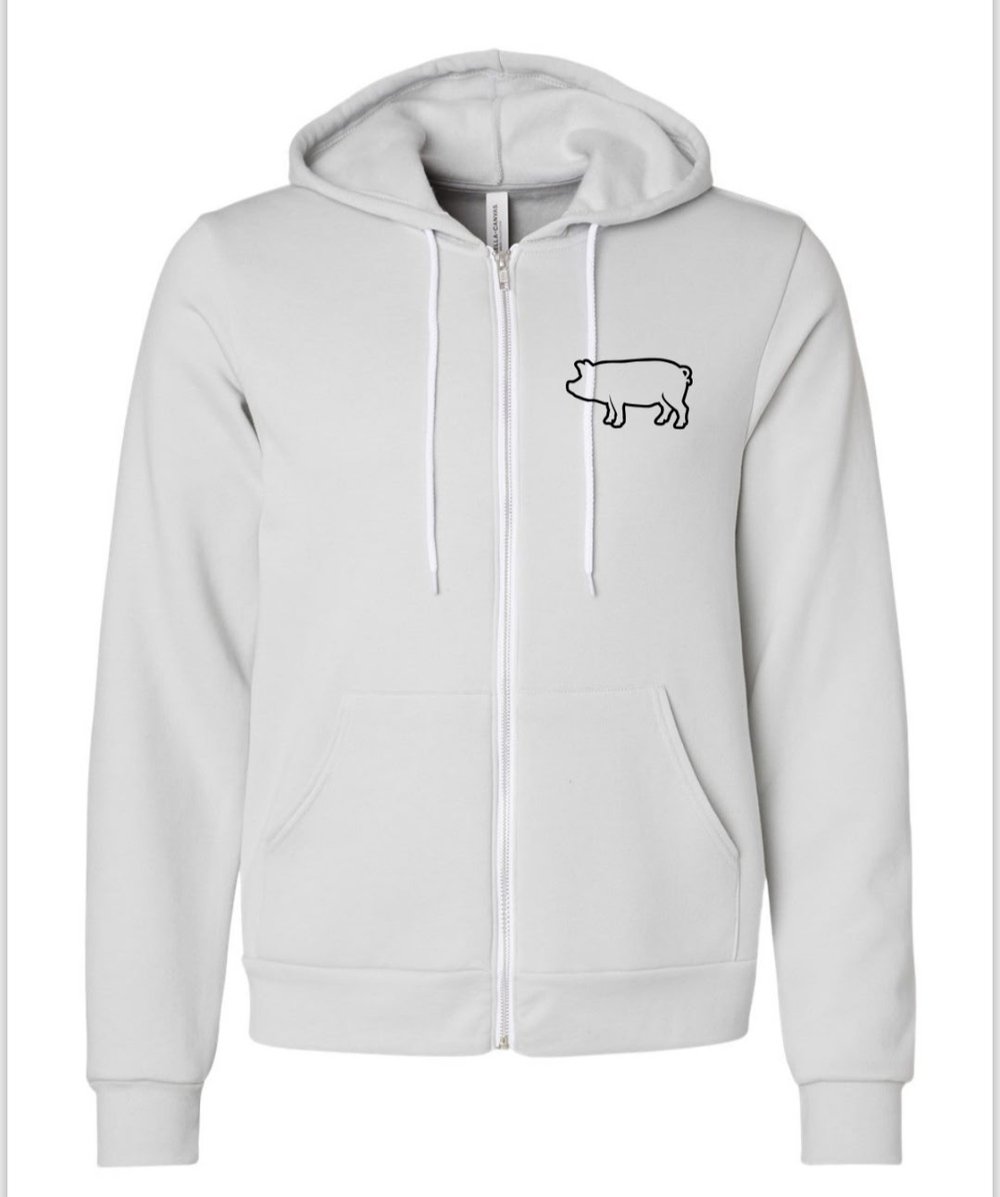 Image of Ash Silver/Gray Full Zip 