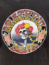 Grateful Dead Early 80s Skull & Roses Ringer Shirt - Fits SM