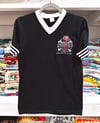 Grateful Dead Early 80s Skull & Roses Ringer Shirt - Fits SM
