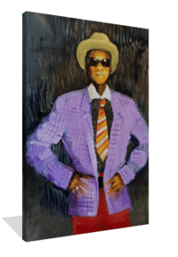 Image 2 of Canvas Print of Original Fine Art Oil Painting "Little Freddie King" by Sarah Griffin Thibodeaux