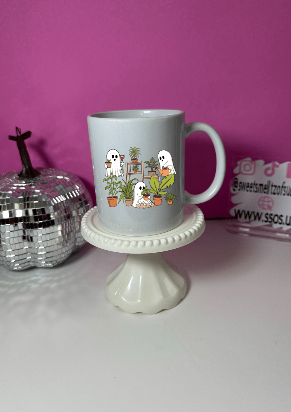 Image of 'Ghostly Gardens' Ceramic Mug