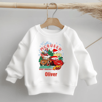 Lighting mcqueen personalised christmas sweater 