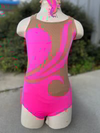 Image 1 of Vibrant Pink/Nude Solo Costume
