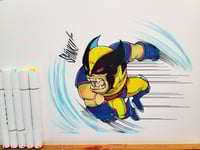 LOGAN WOLVERINE ORIGINAL ART SIGNED