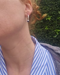 Image 4 of Stormy Seas Hoop Earrings - on sale!! 