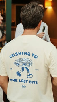 RUSHING TO THE LAST BITE - WHITE CREAM