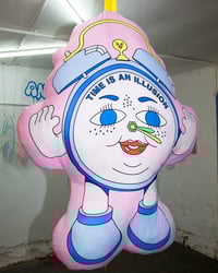 Image 1 of GIANT PILLOW: TIME IS AN ILLUSION 