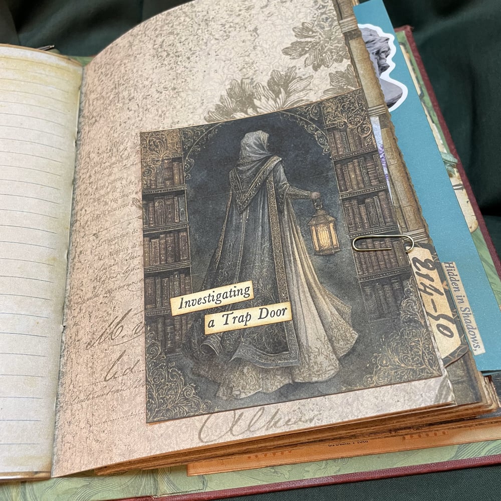 Image of Handmade Journal - Dark Academia: Laboratory and Library