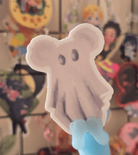 Image 2 of Natural Hair Ghosts! Stickers