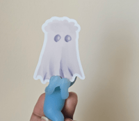 Image 4 of Natural Hair Ghosts! Stickers