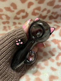 Image 5 of Black Cat Girly Pipe- Cute Pipes- Girly Smoking Accessories