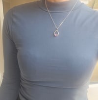 Image 7 of Amethyst Peardrop Necklace 