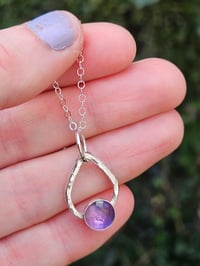 Image 5 of Amethyst Peardrop Necklace 