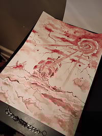 Ghost ship (original blood painting)