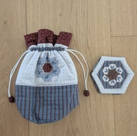 Image 1 of Hexagon Bird Bag & Needlecase
