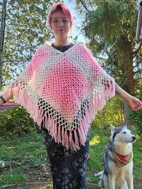 Image 1 of Cotton Candy Poncho