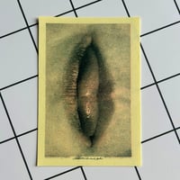 Image 1 of Bouche -  Carte Postale - RISO PRINT