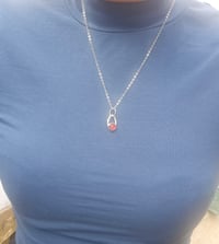 Image 5 of Red Shimmer - Carnelian Necklace 