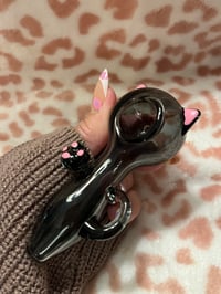 Image 9 of Black Cat Girly Pipe- Cute Pipes- Girly Smoking Accessories