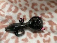 Image 10 of Black Cat Girly Pipe- Cute Pipes- Girly Smoking Accessories