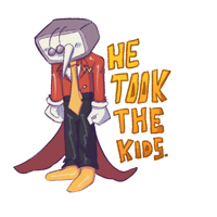 Image 2 of Tenna [He took the Kids] Sticker