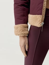 Image 11 of Jacket Umiko Dark Cherry/Camel