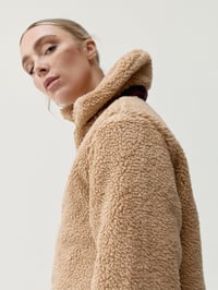 Image 9 of Jacket Umiko Dark Cherry/Camel