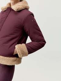 Image 5 of Jacket Umiko Dark Cherry/Camel
