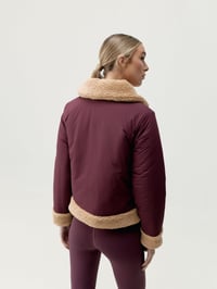 Image 10 of Jacket Umiko Dark Cherry/Camel