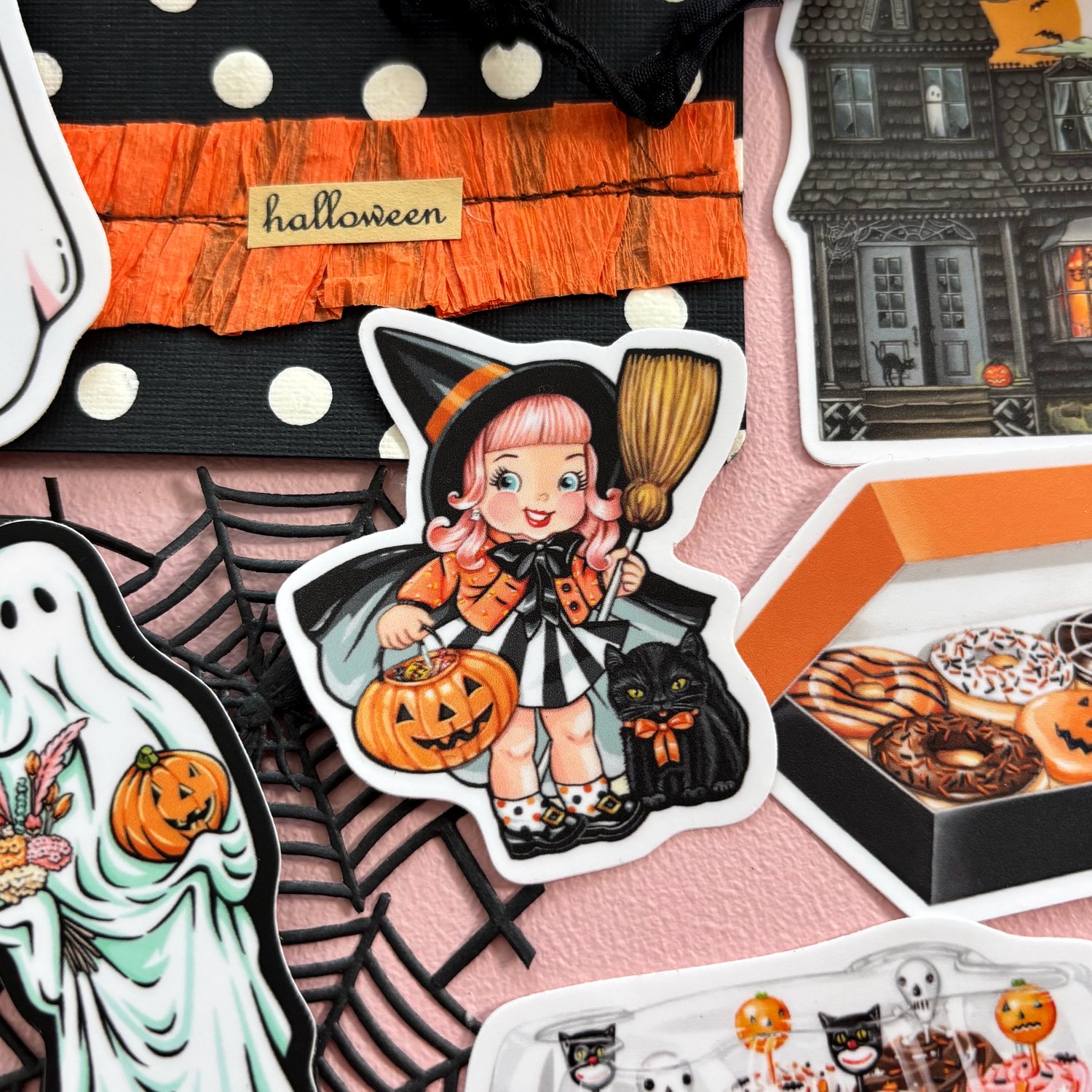 Image of Trick or Treat Witch sticker 