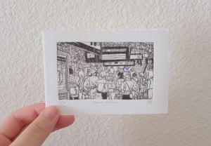 Train Station // drypoint print (limited edition)