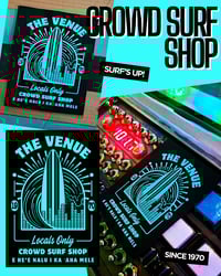 Image 1 of  The Venue: Crowd Surf Shop Battle Jacket Patch
