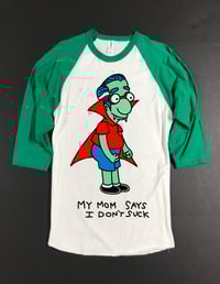 MILHOUSE VAN HELSING BASEBALL Tee (green)