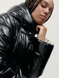 Image 4 of Coat Naidine Black/Stick